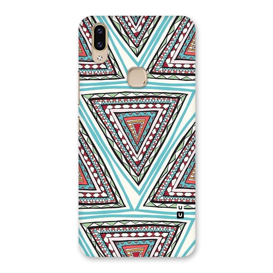 Triangle Abstract Mode Back Case for Vivo V9 Youth
