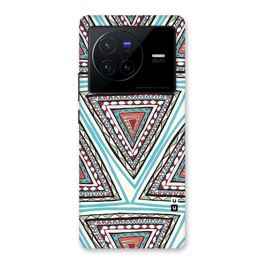 Triangle Abstract Mode Back Case for Vivo X80