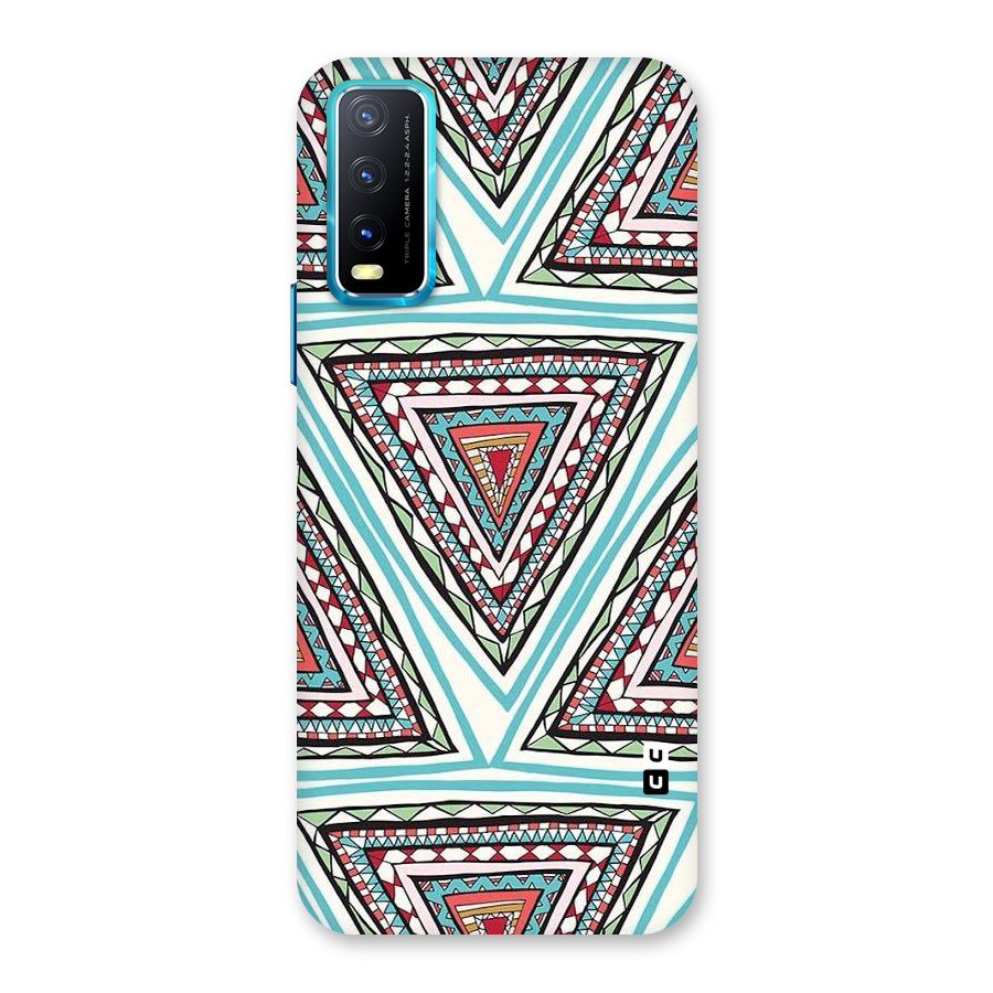 Triangle Abstract Mode Back Case for Vivo Y20A