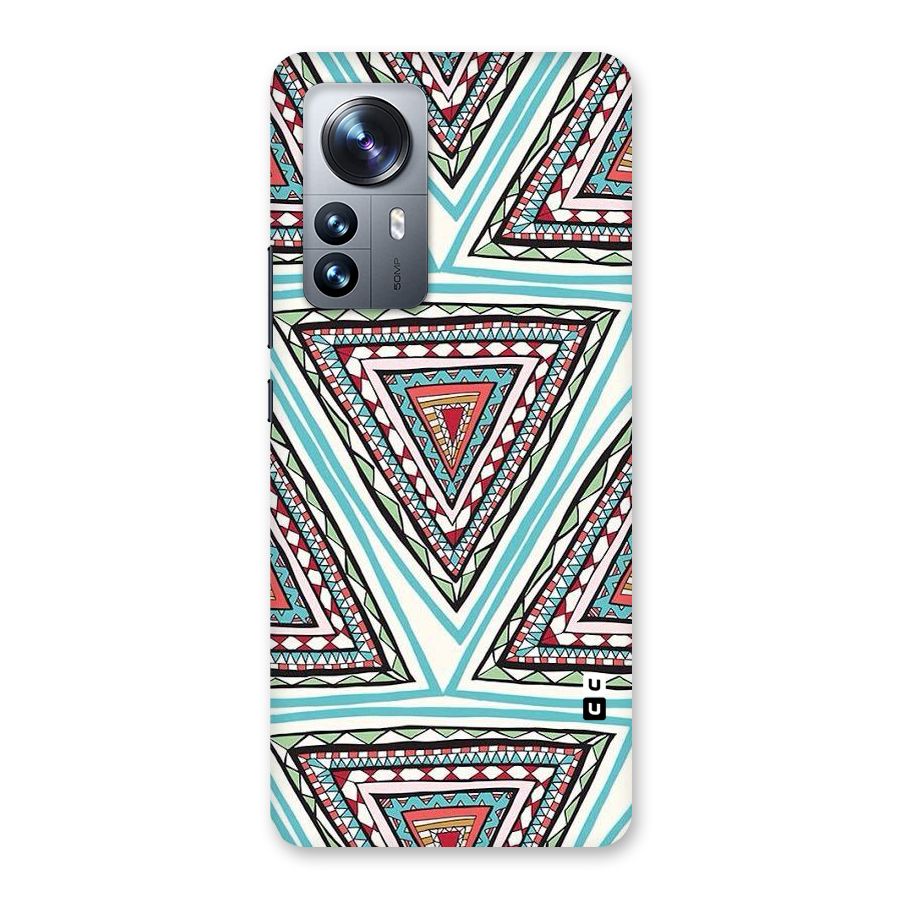 Triangle Abstract Mode Back Case for Xiaomi 12 Pro