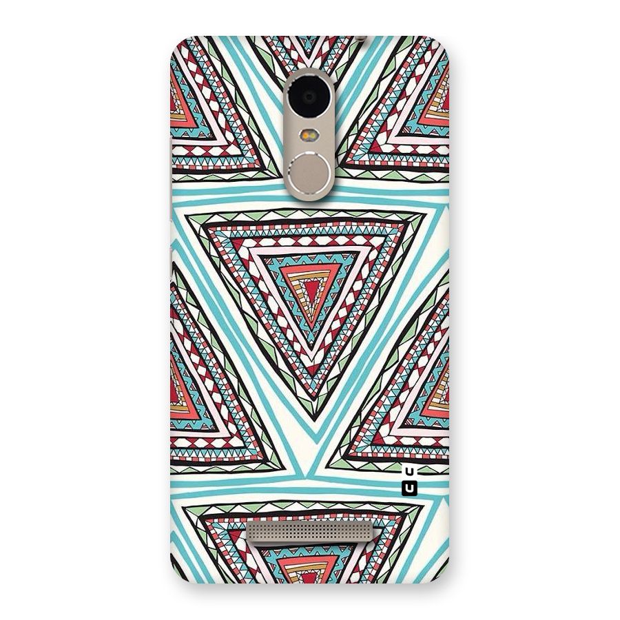 Triangle Abstract Mode Back Case for Xiaomi Redmi Note 3