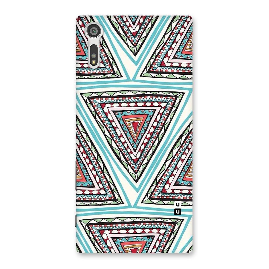 Triangle Abstract Mode Back Case for Xperia XZ