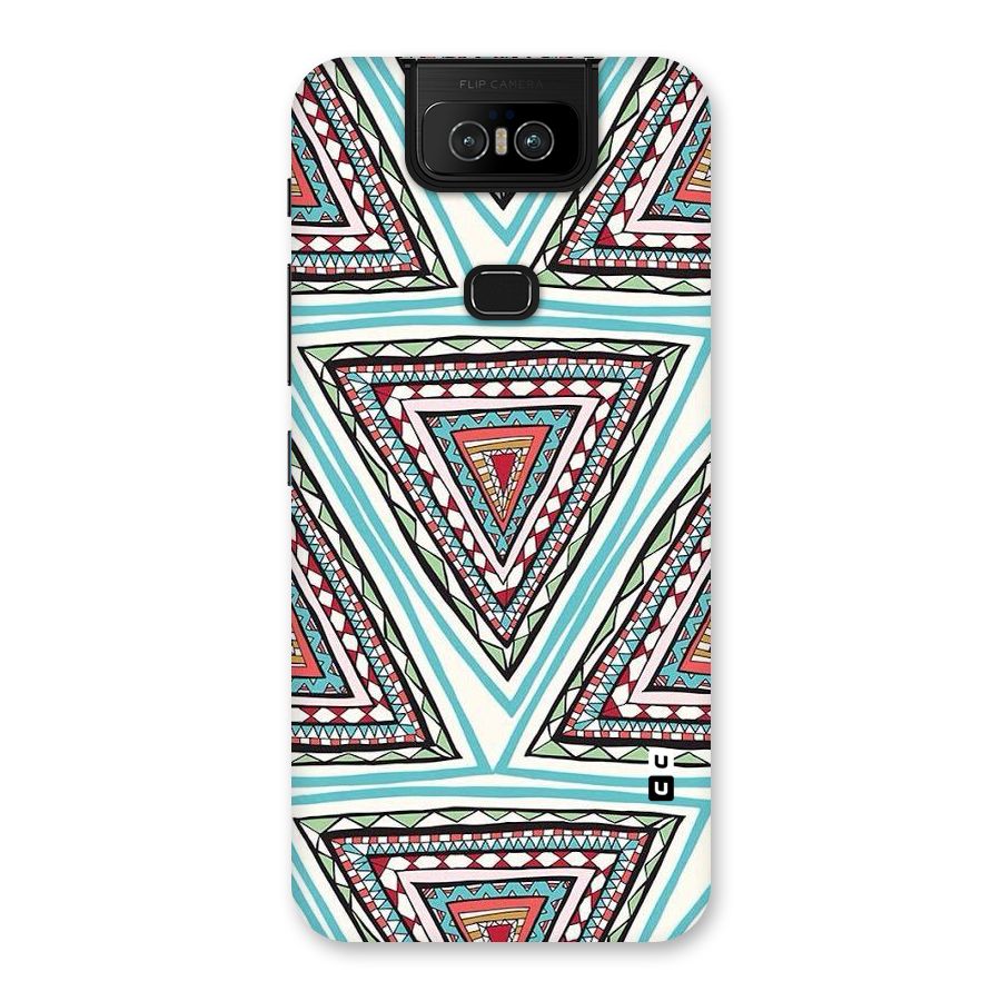 Triangle Abstract Mode Back Case for Zenfone 6z