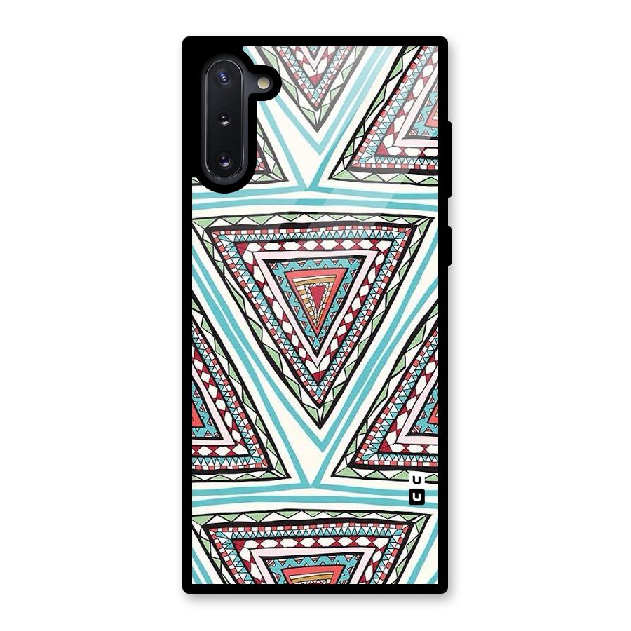 Triangle Abstract Mode Glass Back Case for Galaxy Note 10