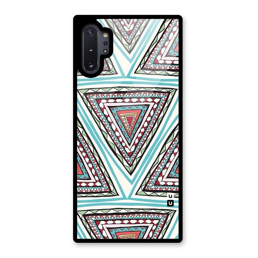 Triangle Abstract Mode Glass Back Case for Galaxy Note 10 Plus