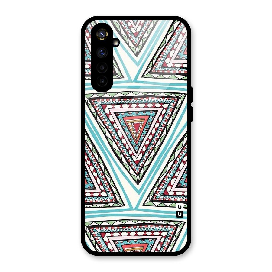 Triangle Abstract Mode Glass Back Case for Realme 6