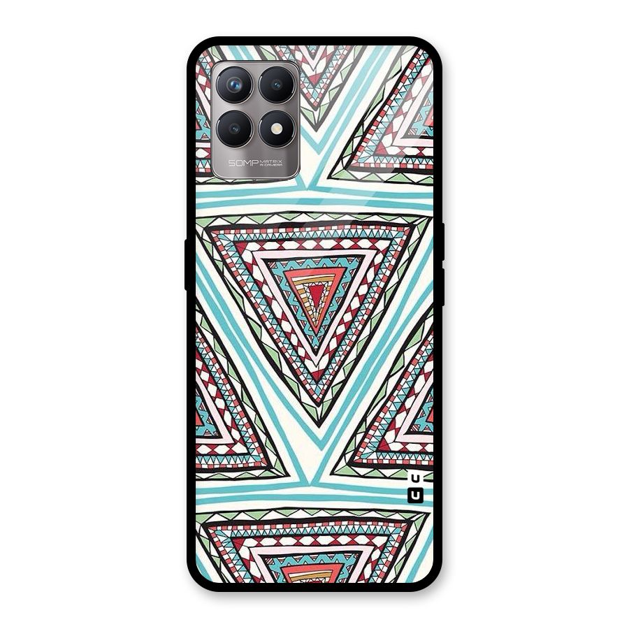 Triangle Abstract Mode Glass Back Case for Realme Narzo 50