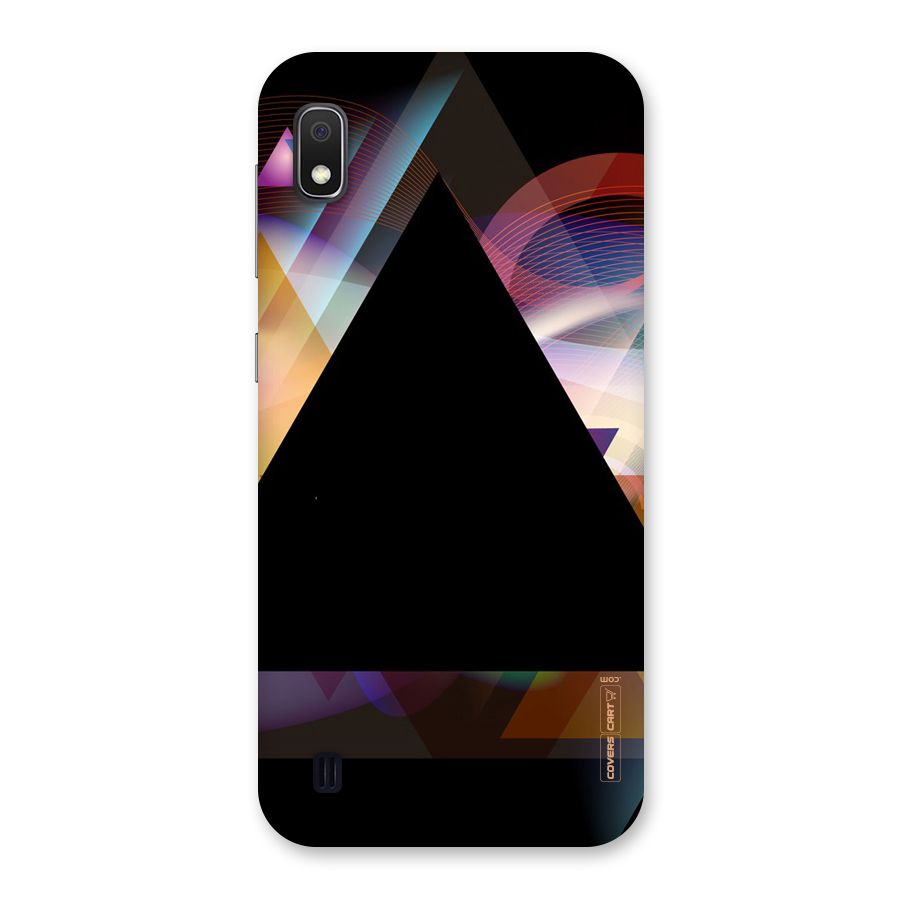 Triangle Black Abstract Back Case for Galaxy A10