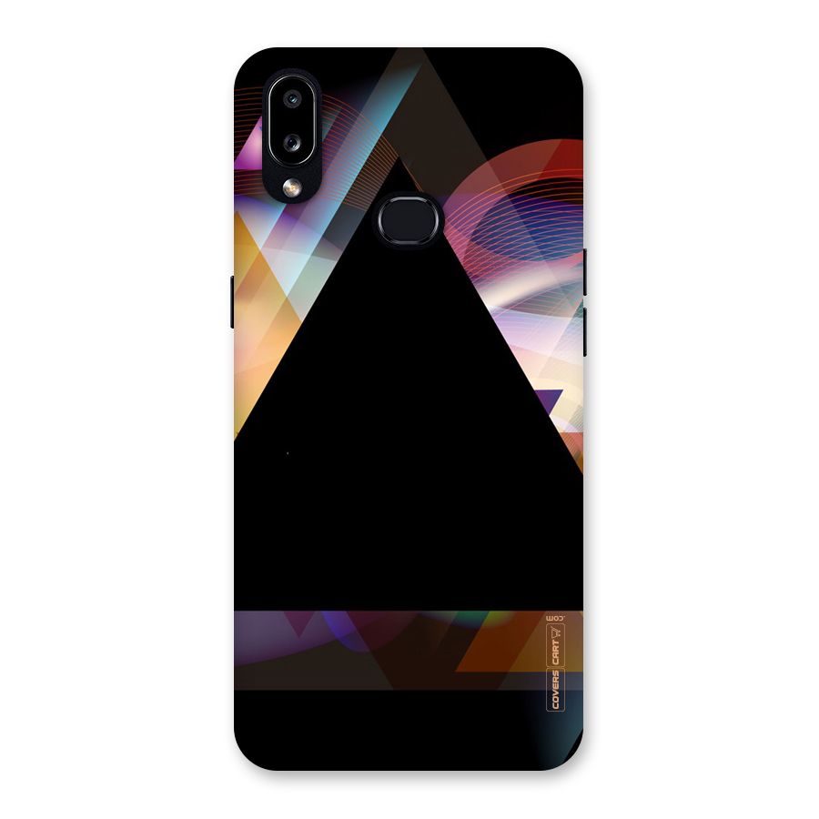 Triangle Black Abstract Back Case for Galaxy A10s