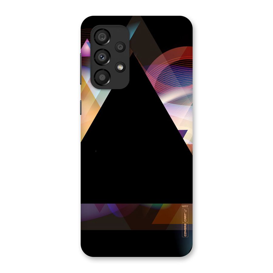 Triangle Black Abstract Back Case for Galaxy A33 5G