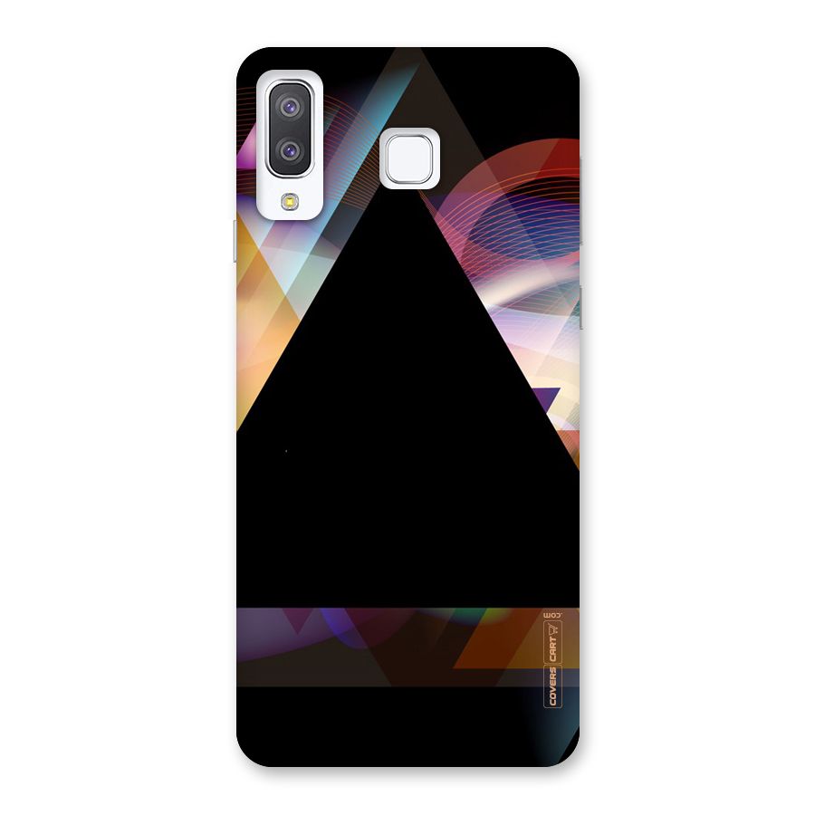 Triangle Black Abstract Back Case for Galaxy A8 Star