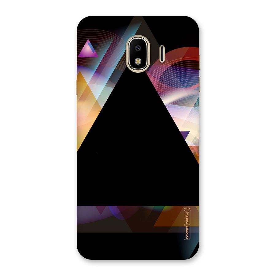 Triangle Black Abstract Back Case for Galaxy J4