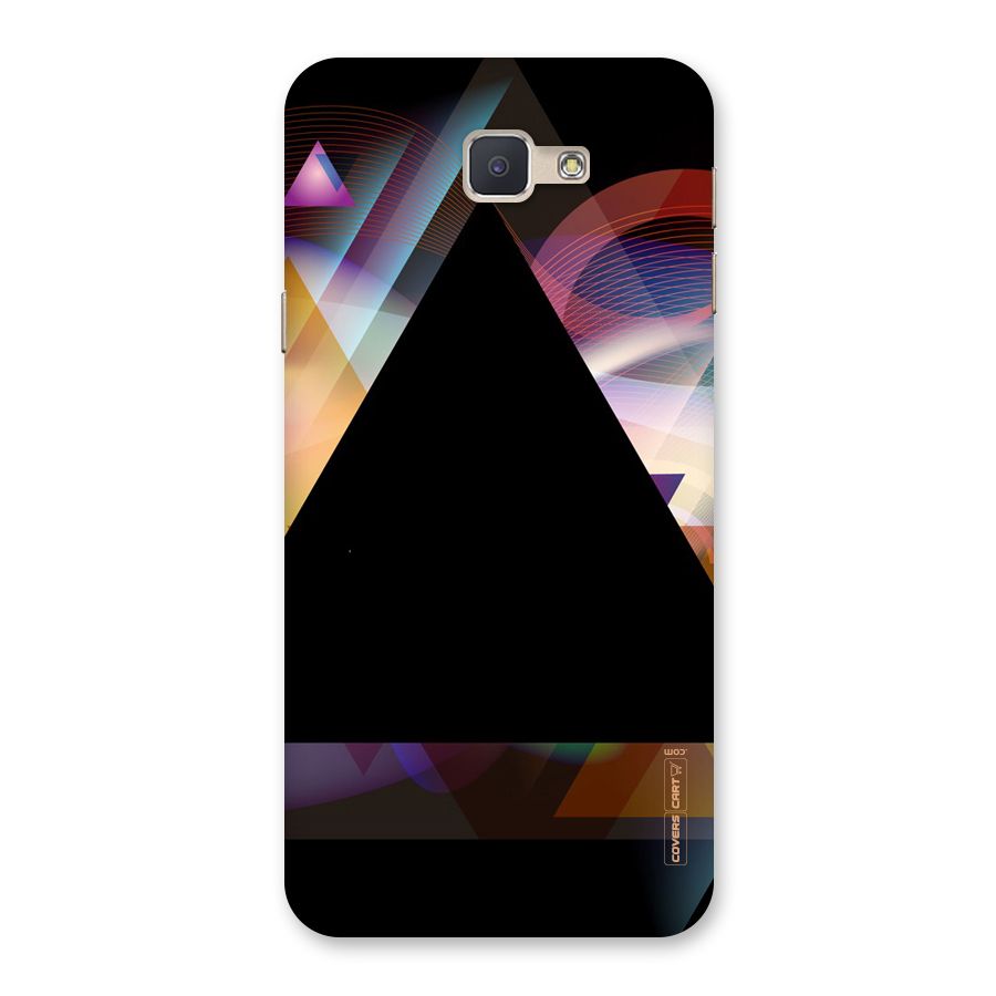 Triangle Black Abstract Back Case for Galaxy J5 Prime
