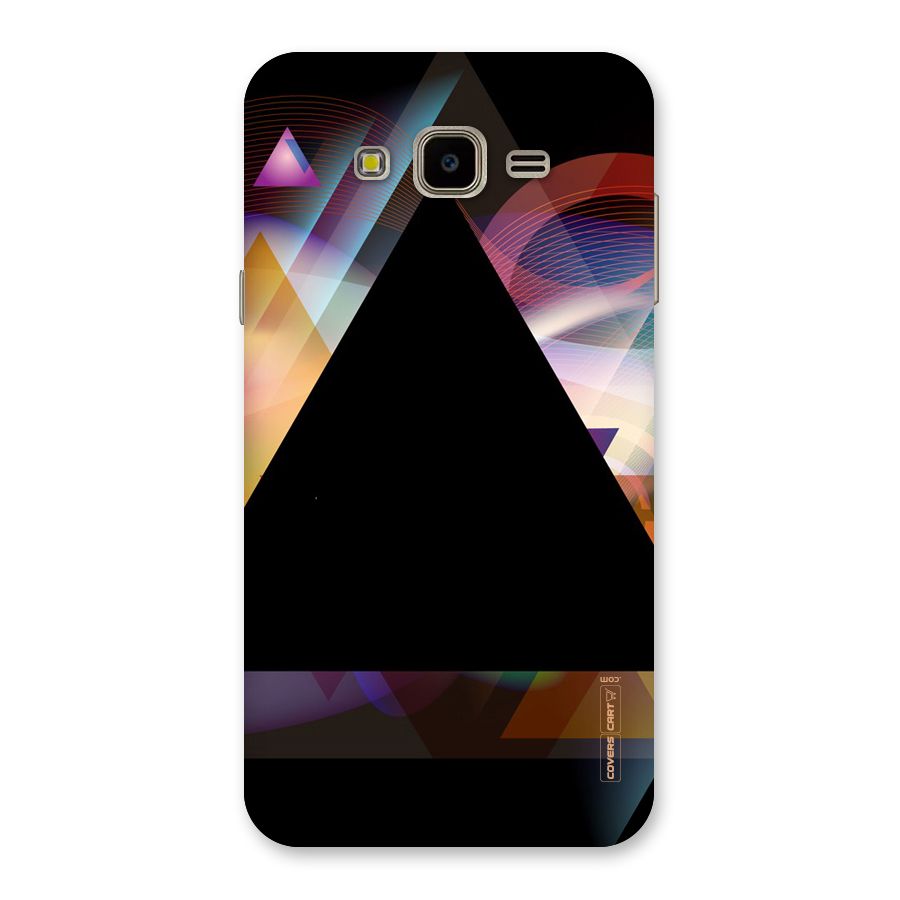 Triangle Black Abstract Back Case for Galaxy J7 Nxt