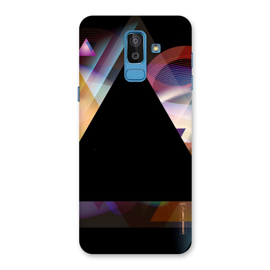 Triangle Black Abstract Back Case for Galaxy J8