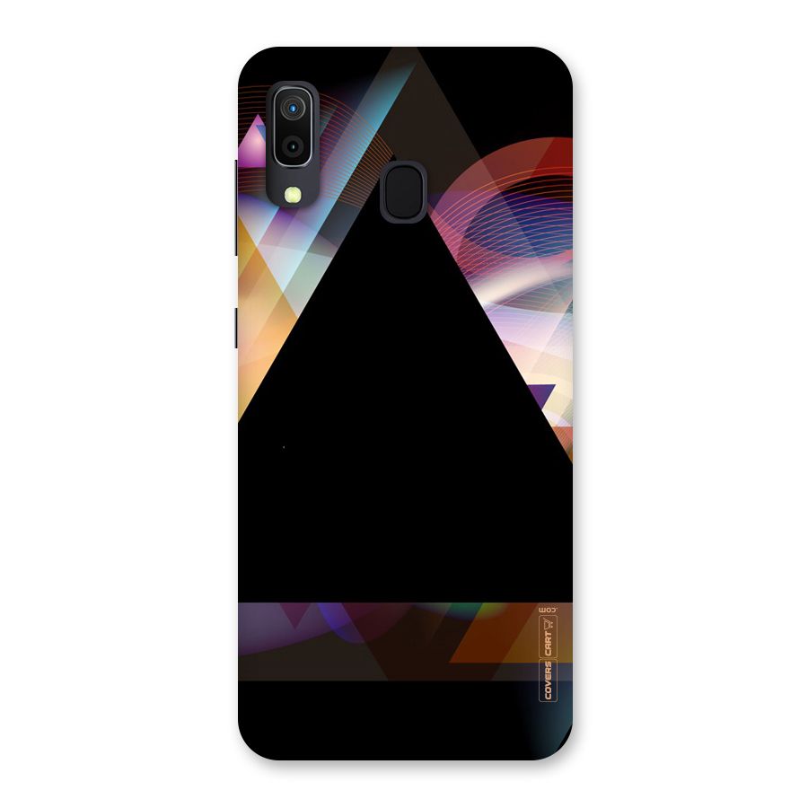 Triangle Black Abstract Back Case for Galaxy M10s