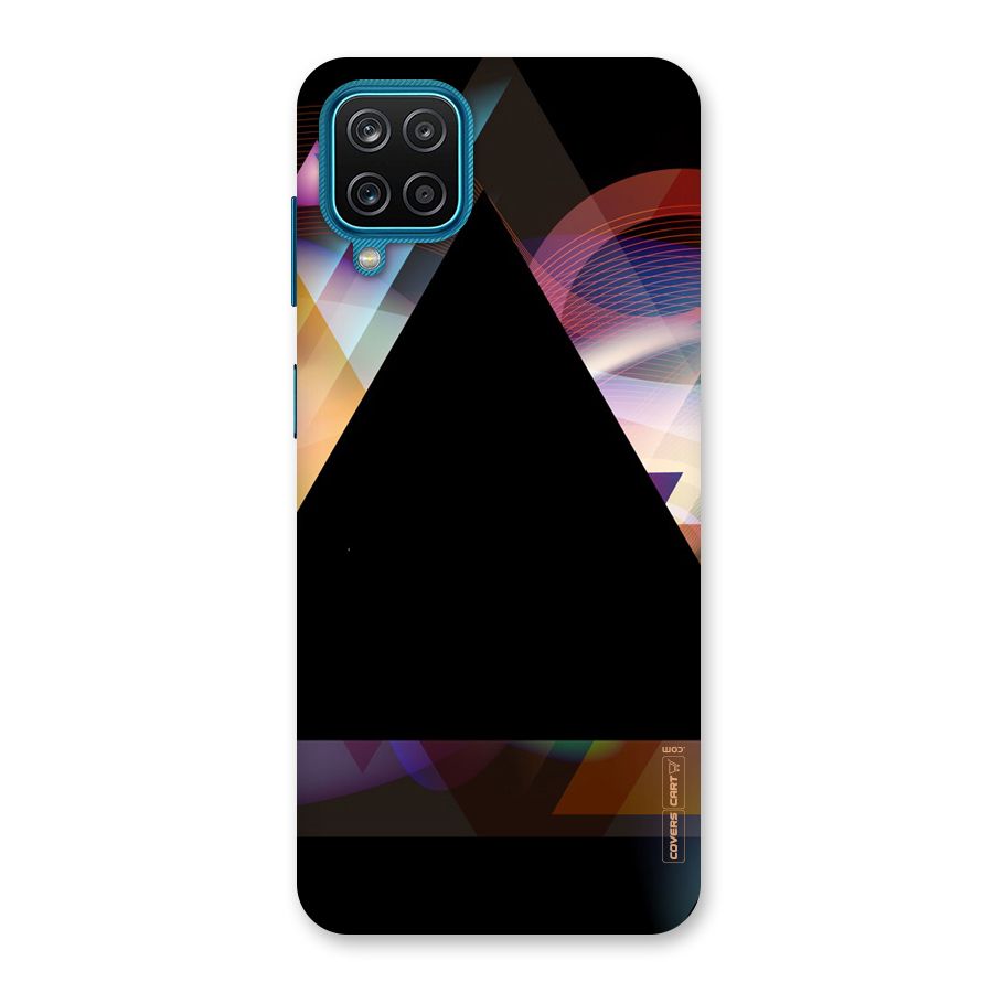 Triangle Black Abstract Back Case for Galaxy M12