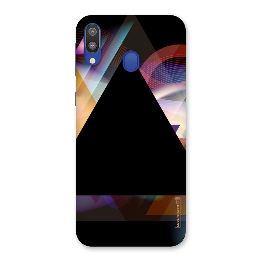 Triangle Black Abstract Back Case for Galaxy M20