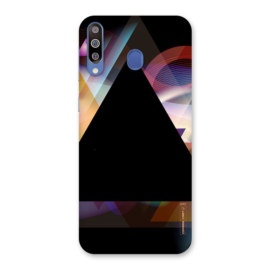 Triangle Black Abstract Back Case for Galaxy M30