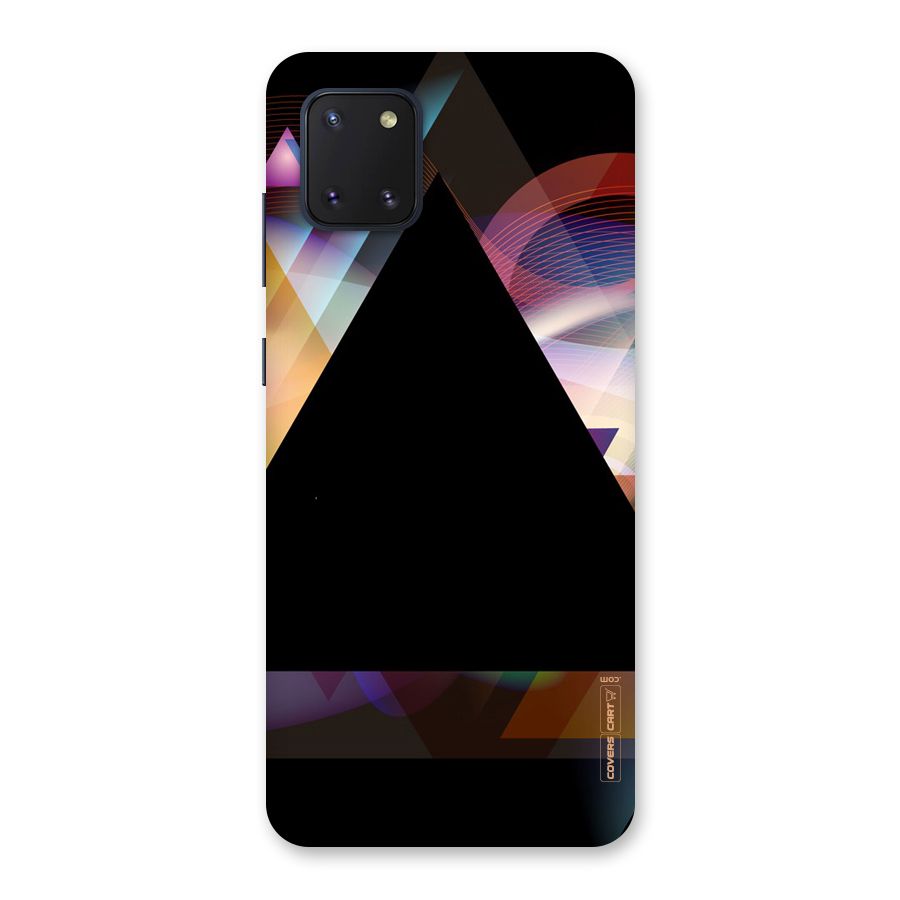 Triangle Black Abstract Back Case for Galaxy Note 10 Lite