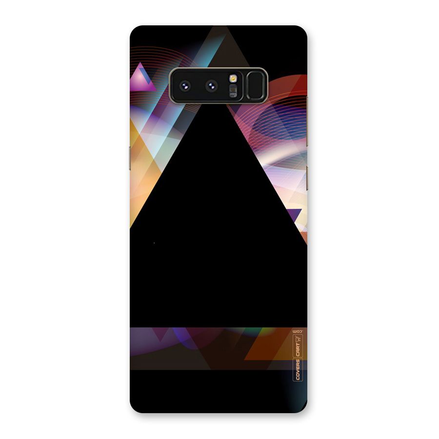 Triangle Black Abstract Back Case for Galaxy Note 8