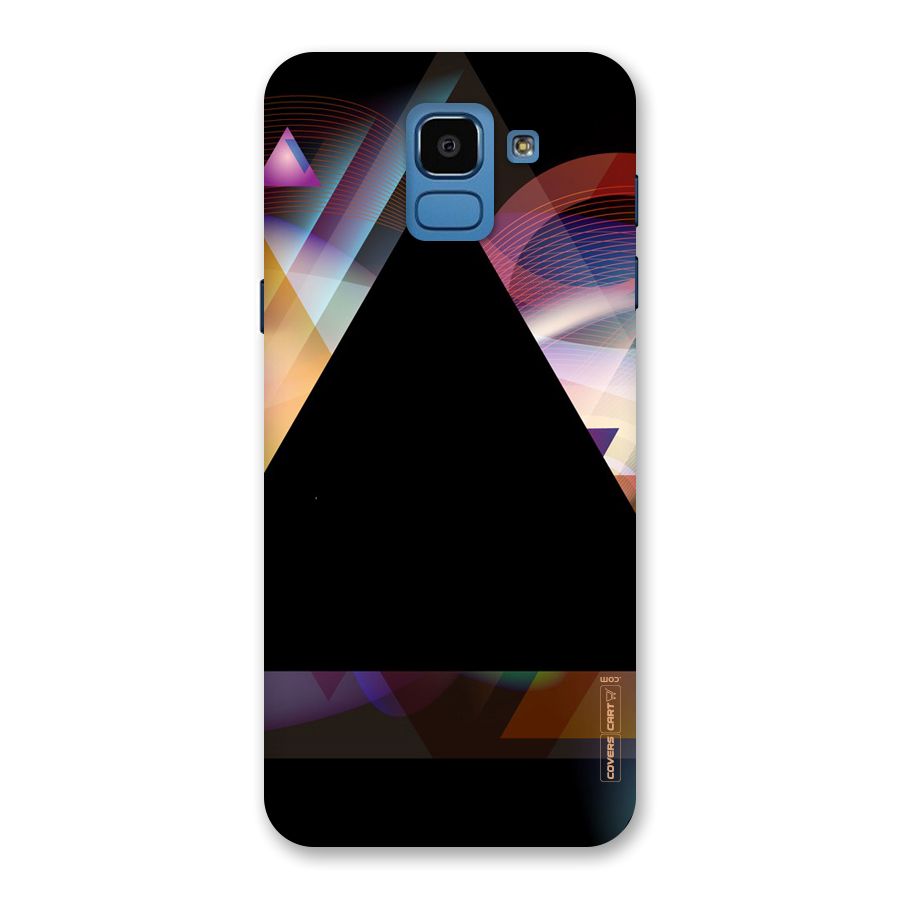 Triangle Black Abstract Back Case for Galaxy On6
