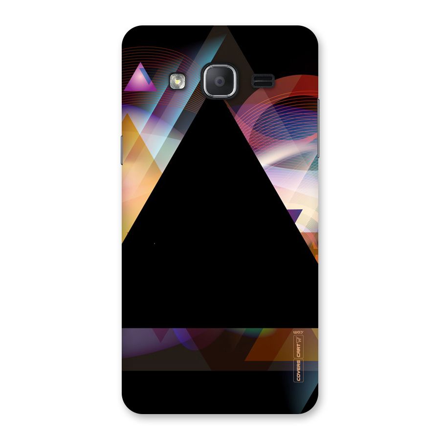 Triangle Black Abstract Back Case for Galaxy On7 2015