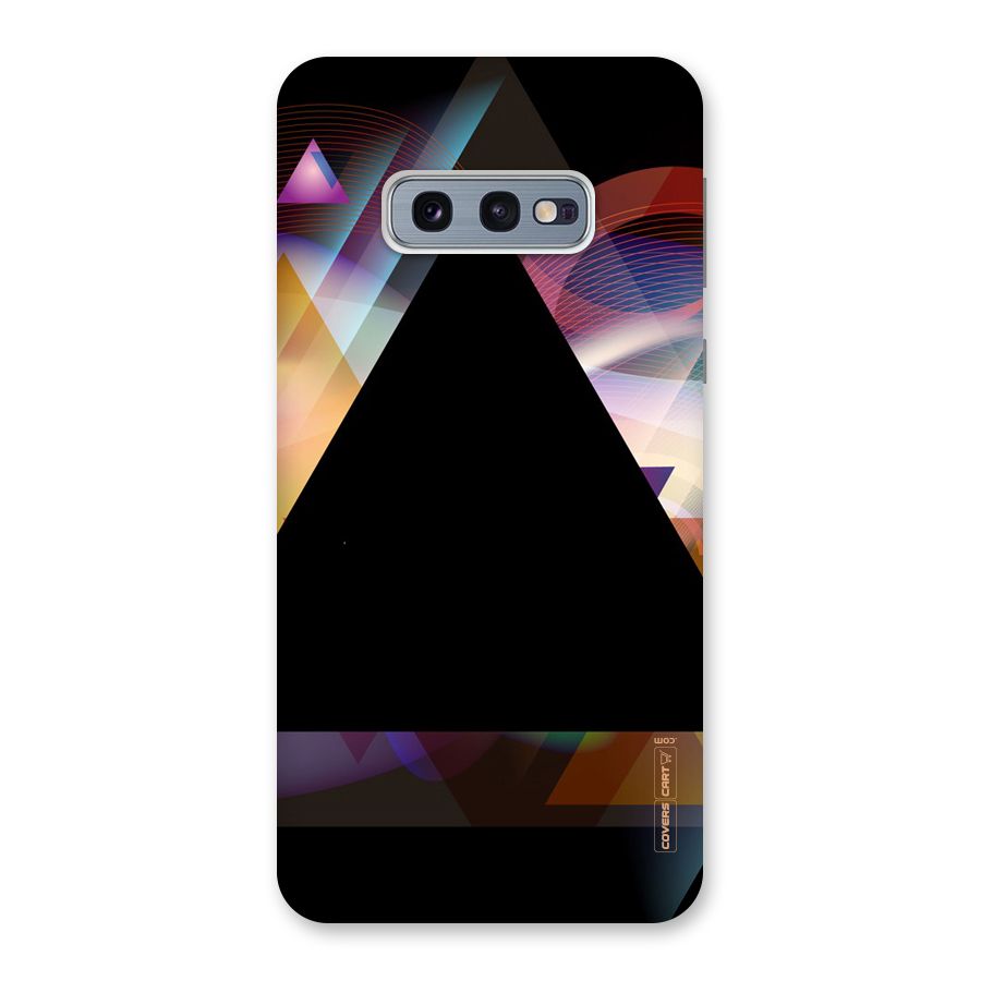 Triangle Black Abstract Back Case for Galaxy S10e
