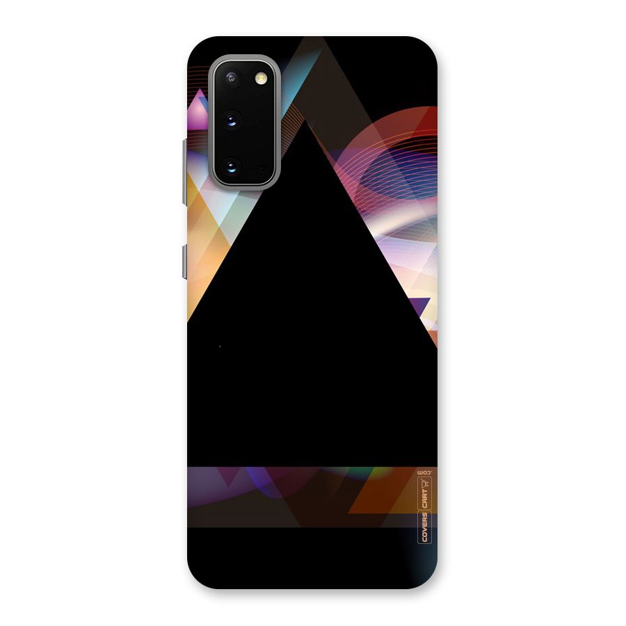 Triangle Black Abstract Back Case for Galaxy S20