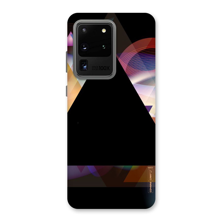 Triangle Black Abstract Back Case for Galaxy S20 Ultra