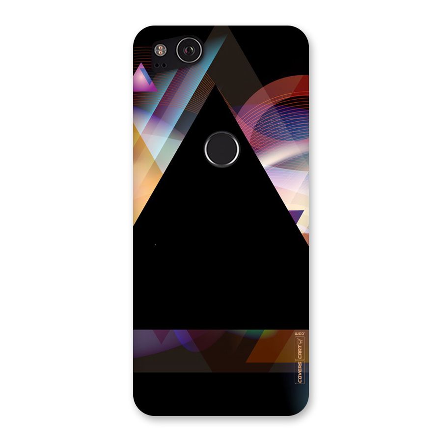 Triangle Black Abstract Back Case for Google Pixel 2