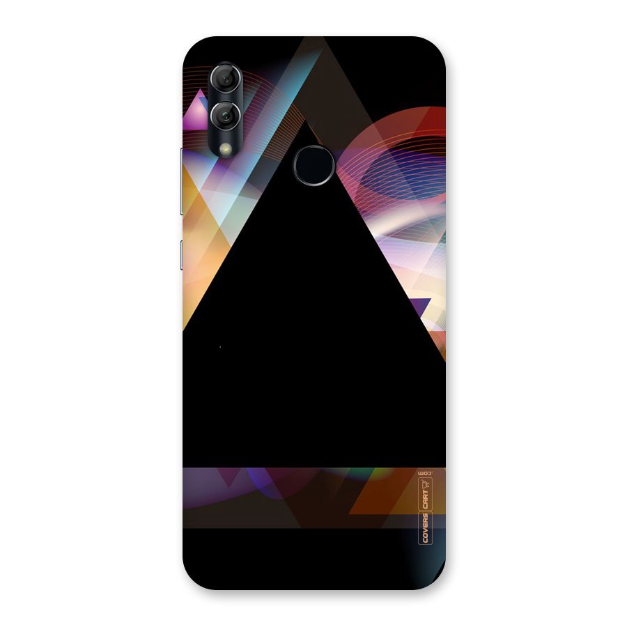 Triangle Black Abstract Back Case for Honor 10 Lite