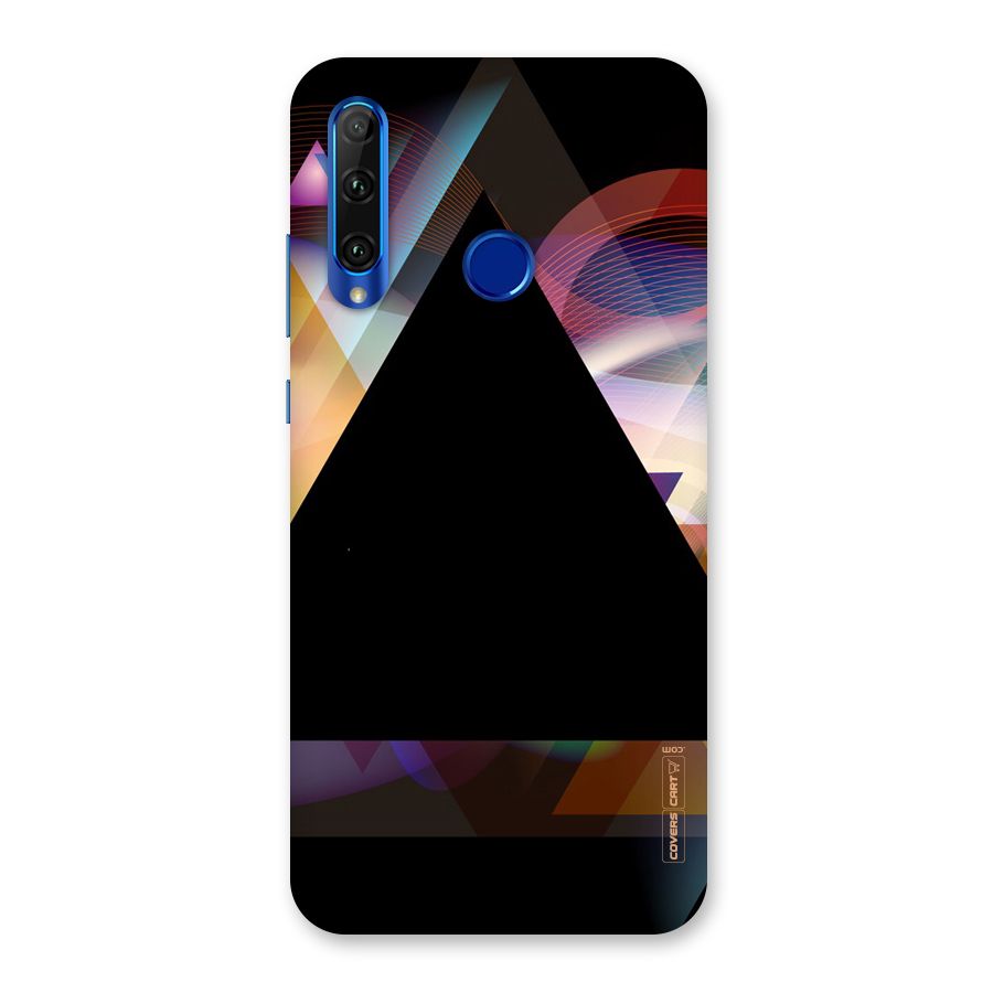 Triangle Black Abstract Back Case for Honor 20i