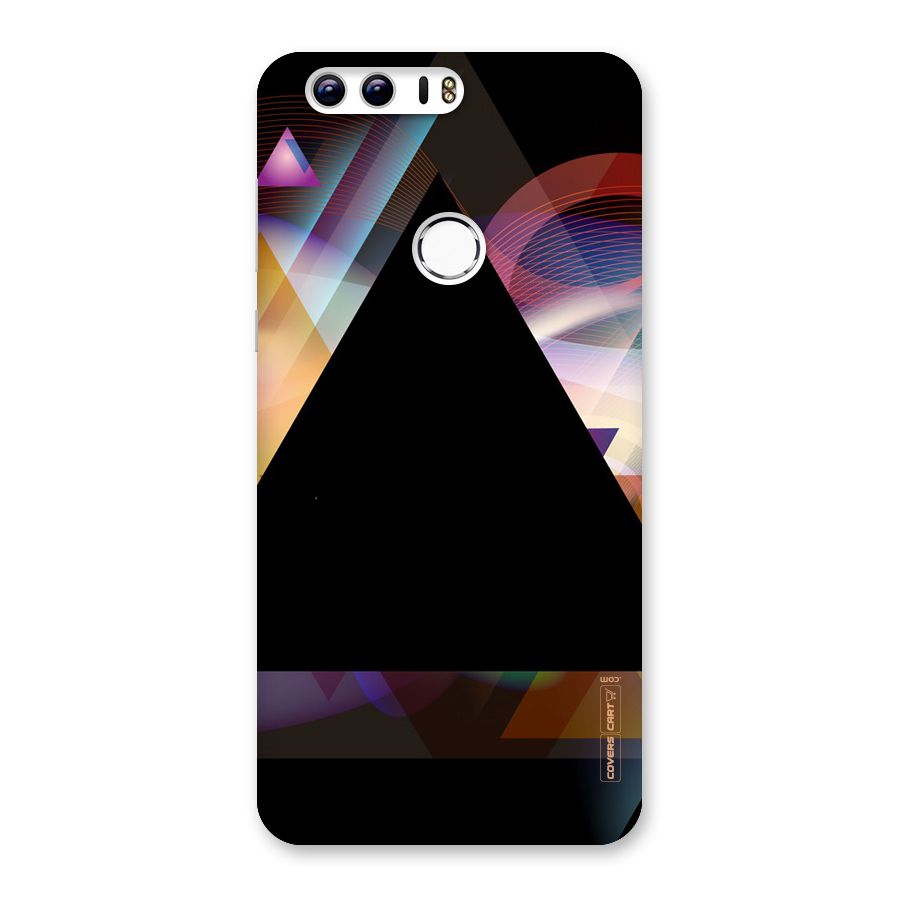 Triangle Black Abstract Back Case for Honor 8