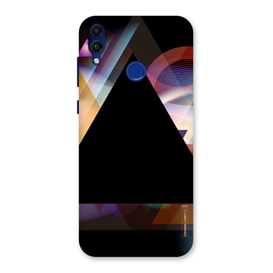 Triangle Black Abstract Back Case for Honor 8C