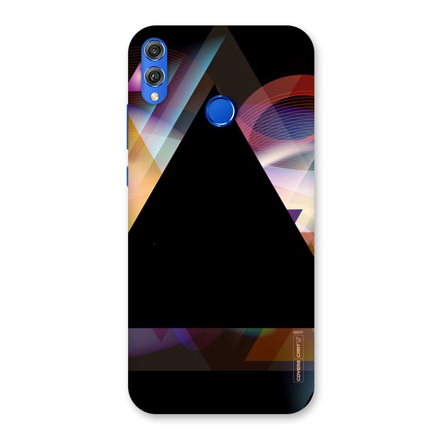Triangle Black Abstract Back Case for Honor 8X