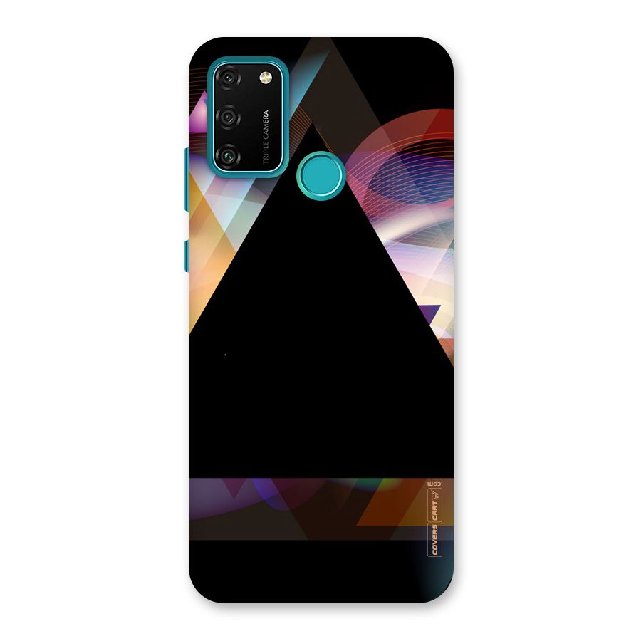 Triangle Black Abstract Back Case for Honor 9A