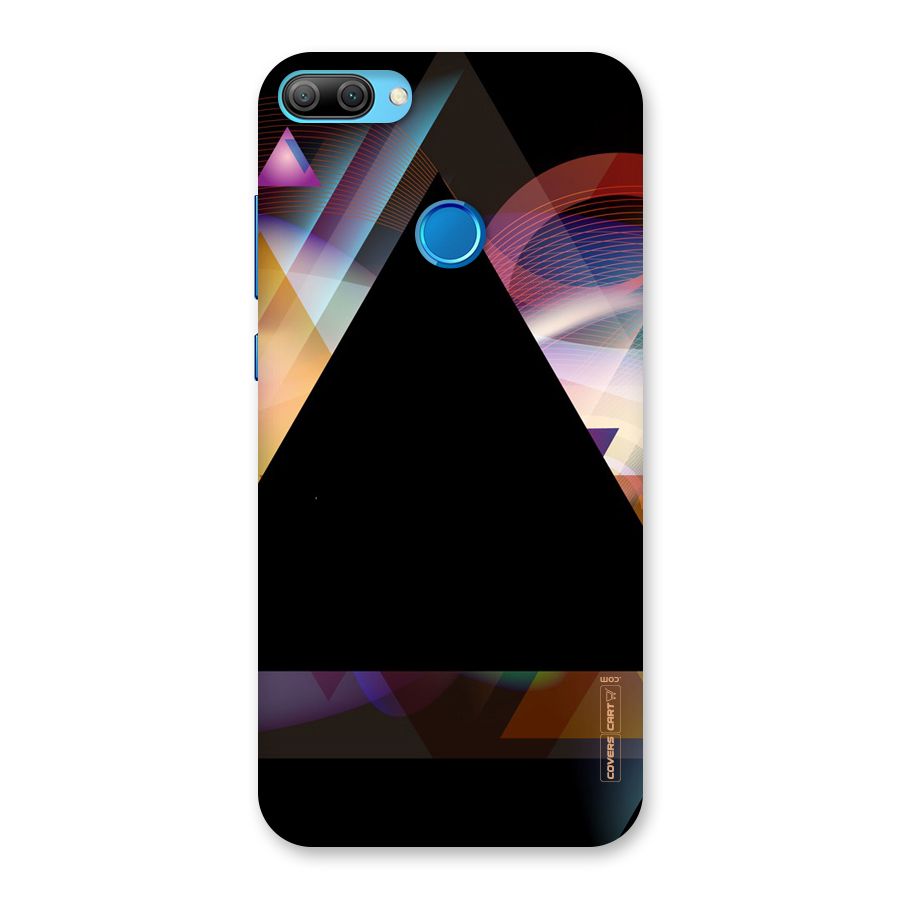 Triangle Black Abstract Back Case for Honor 9N