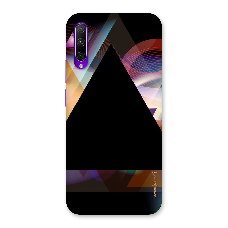 Triangle Black Abstract Back Case for Honor 9X Pro
