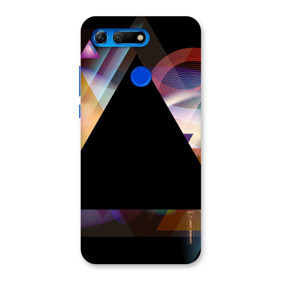 Triangle Black Abstract Back Case for Honor View 20
