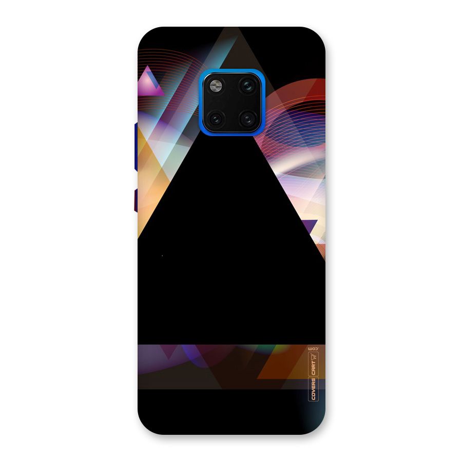 Triangle Black Abstract Back Case for Huawei Mate 20 Pro