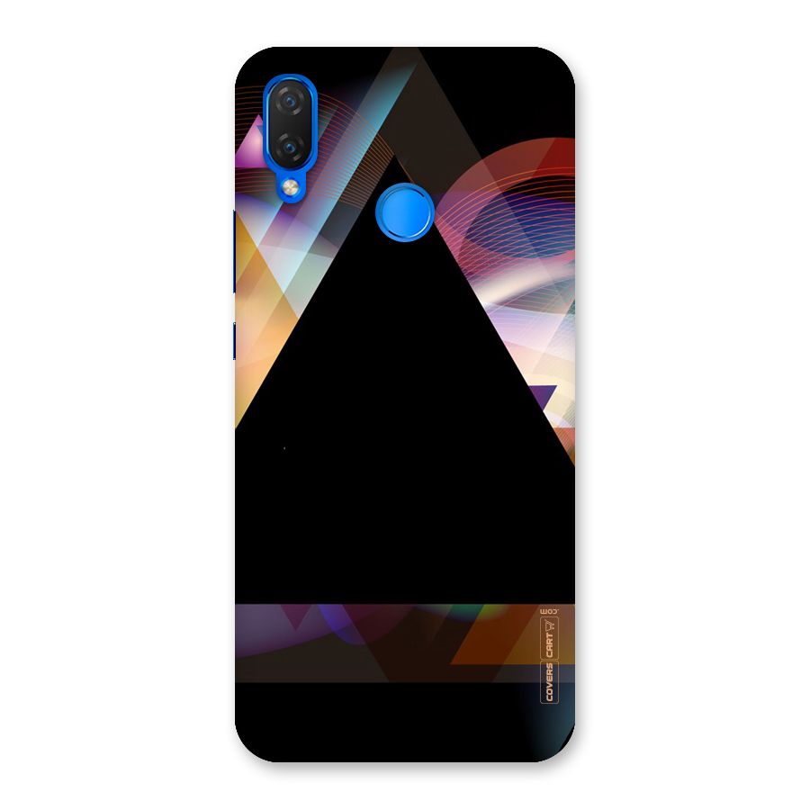 Triangle Black Abstract Back Case for Huawei P Smart+