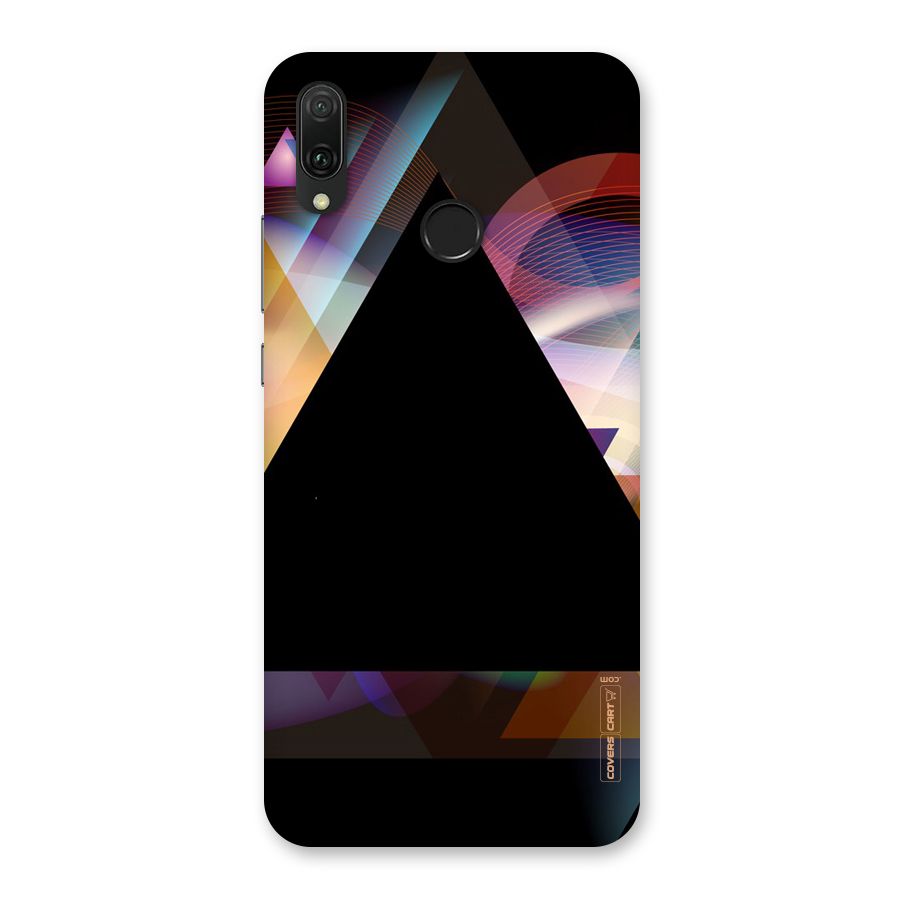 Triangle Black Abstract Back Case for Huawei Y9 (2019)