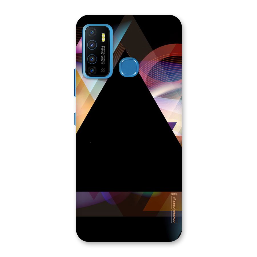 Triangle Black Abstract Back Case for Infinix Hot 9