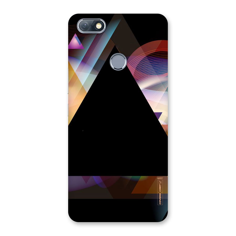 Triangle Black Abstract Back Case for Infinix Note 5