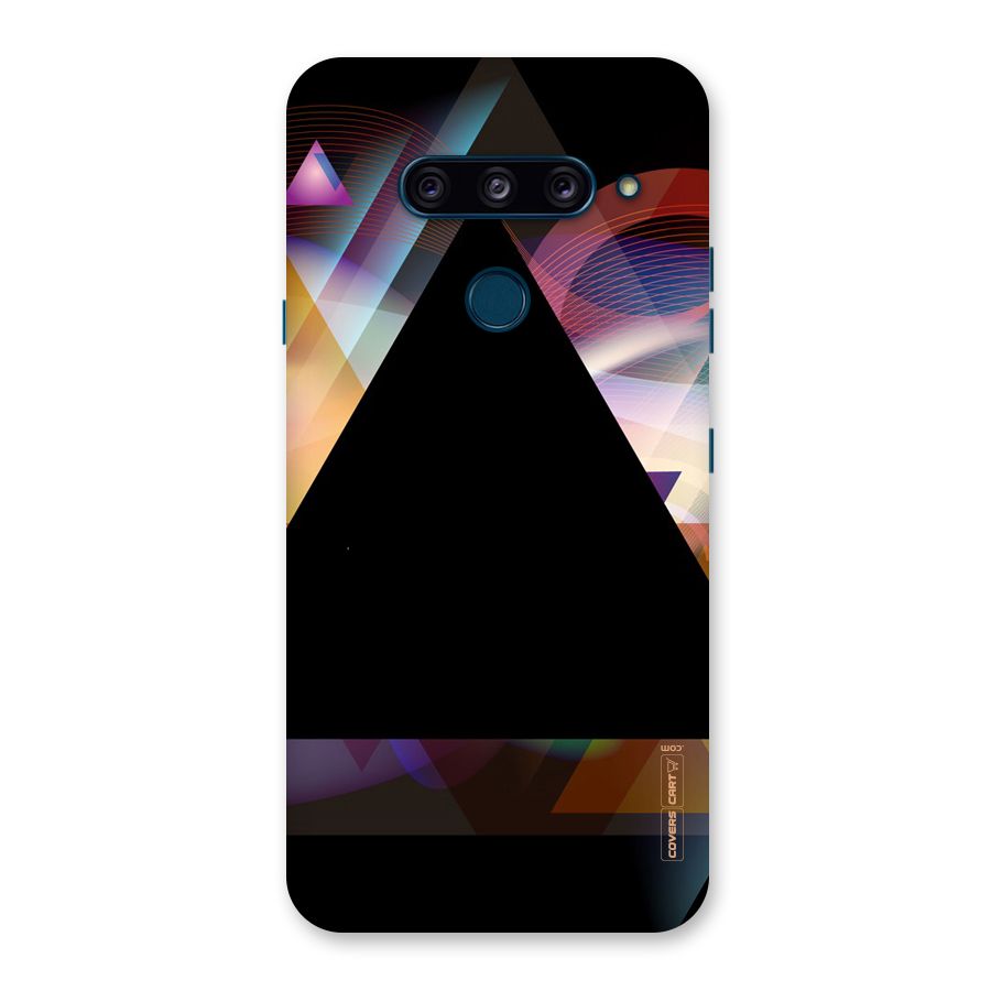 Triangle Black Abstract Back Case for LG  V40 ThinQ
