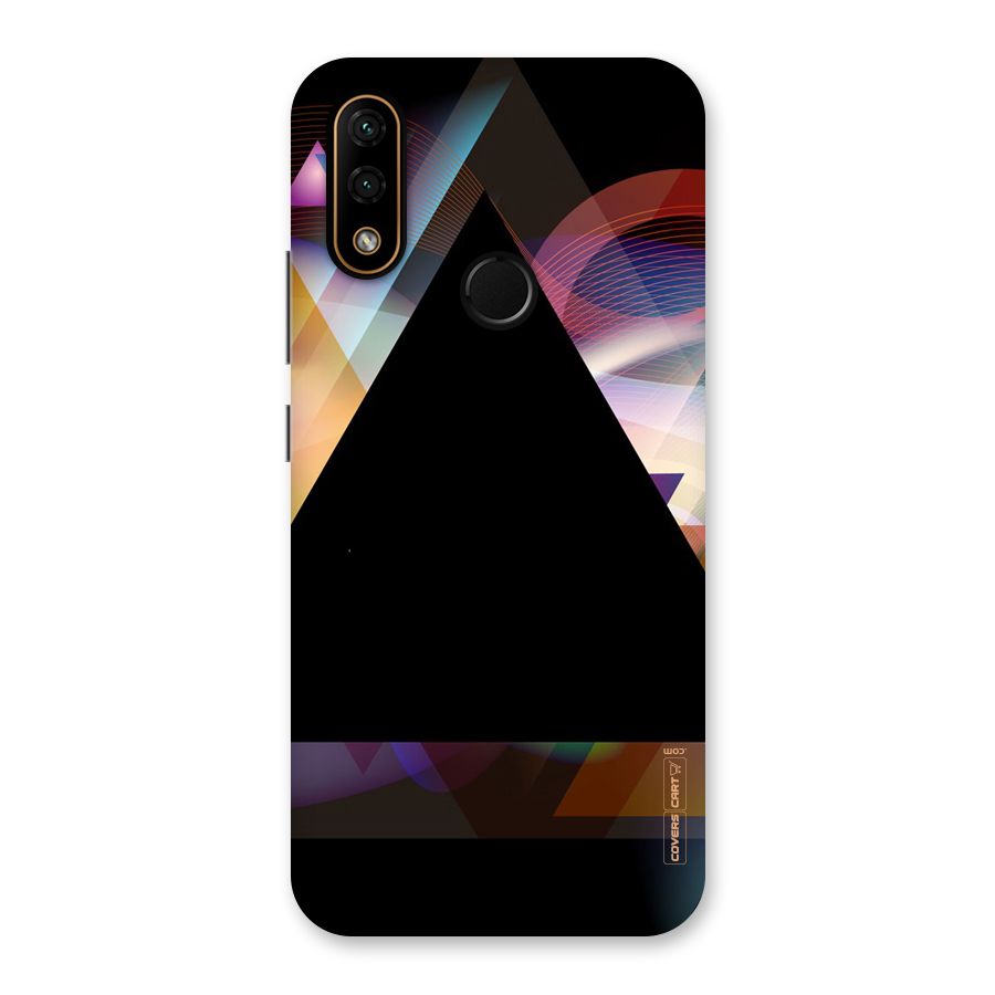 Triangle Black Abstract Back Case for Lenovo A6 Note