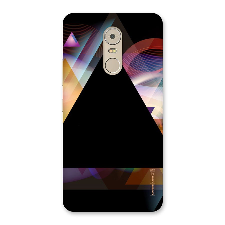 Triangle Black Abstract Back Case for Lenovo K6 Note