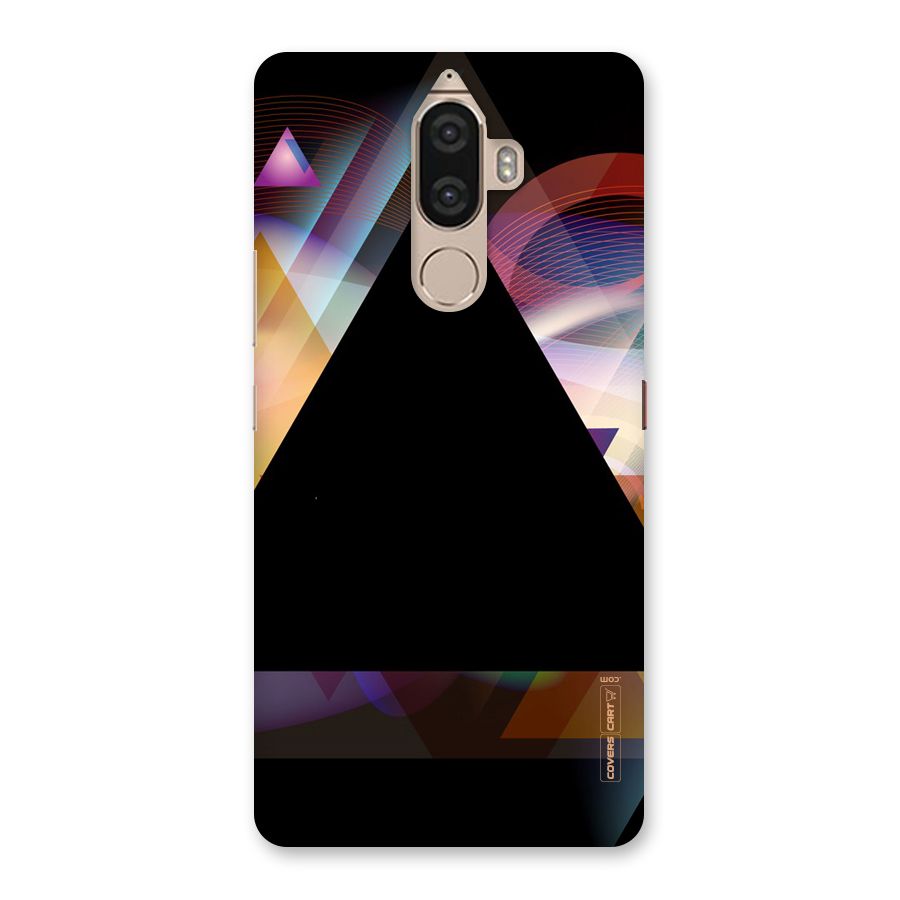 Triangle Black Abstract Back Case for Lenovo K8 Note