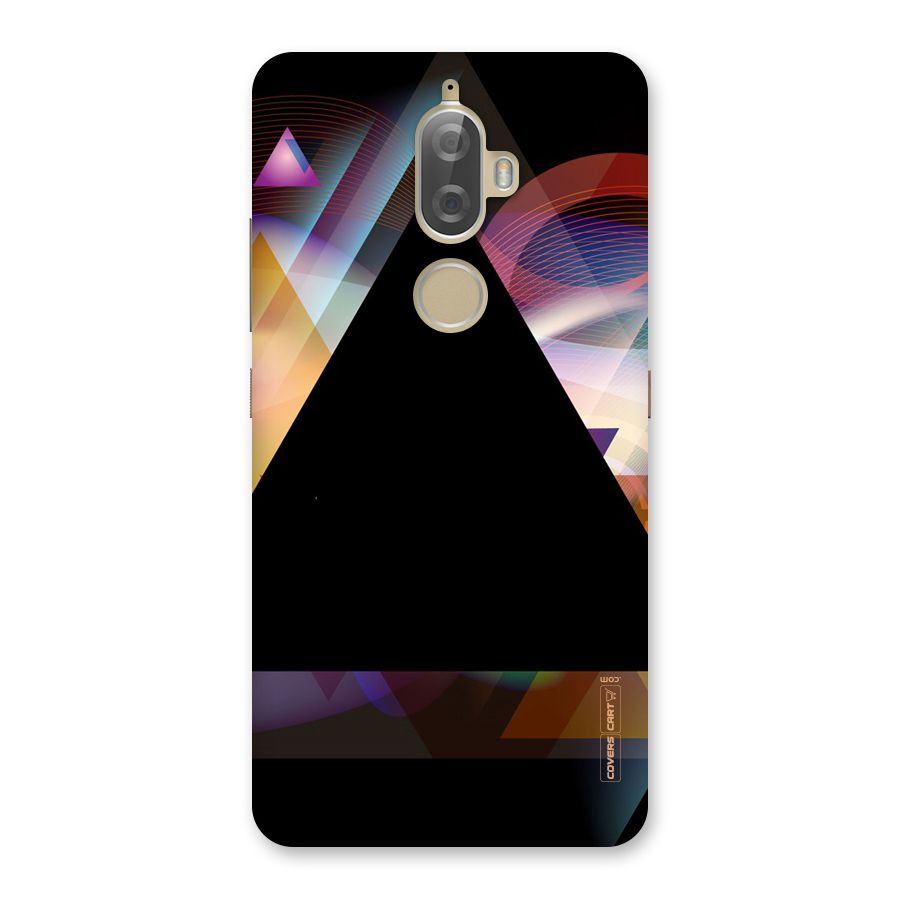 Triangle Black Abstract Back Case for Lenovo K8 Plus